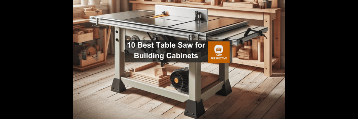 Table Saw for Building Cabinets.