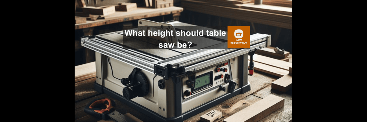 Table Saw Height Setting