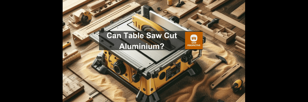 Table Saw Cutting Aluminum