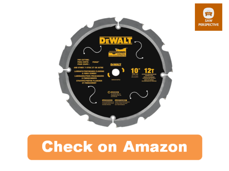 Table Saw Blade For Laminate Flooring By DEWALT